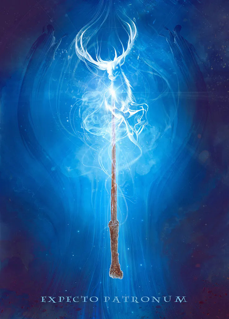 Harry Expecto Patronum metal poster artwork